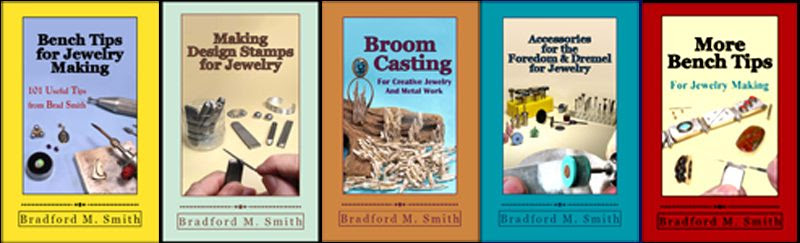 Books by Brad Smith on lapidary topics